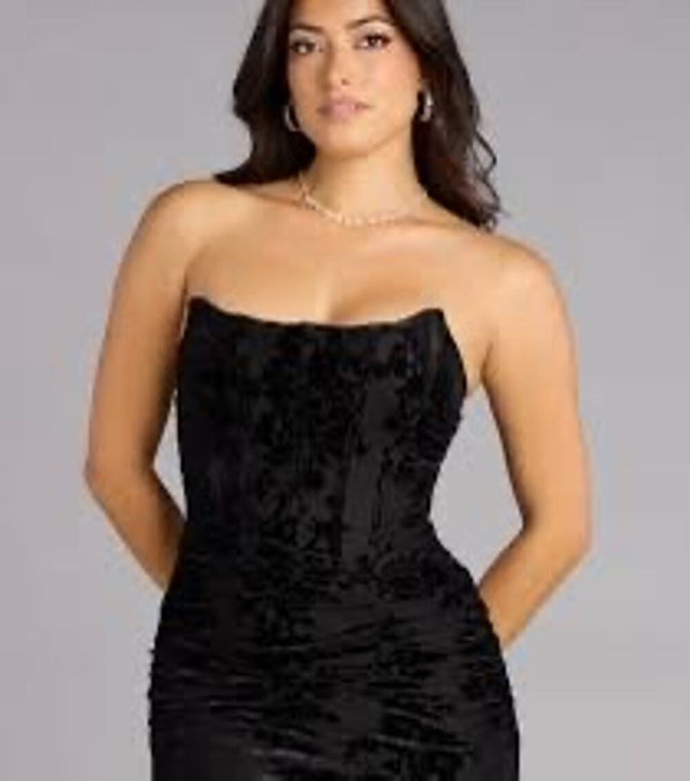 Windsor Francine Velvet Corset Mermaid Formal Dress – NWT – XS